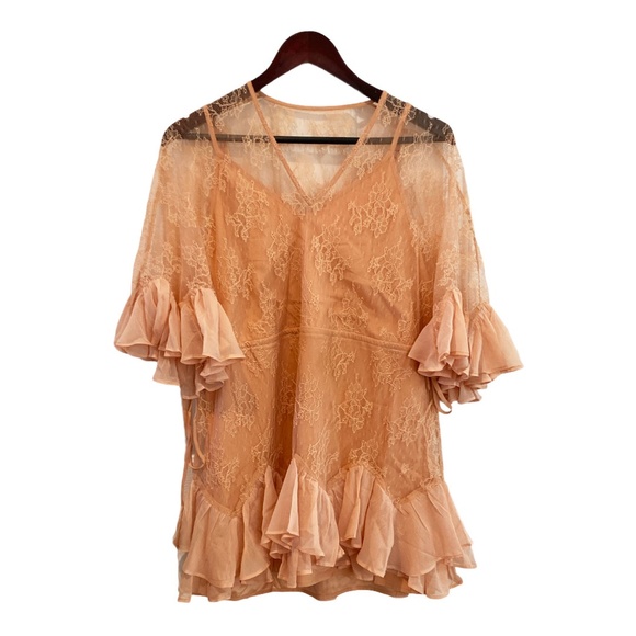 Stevie May Arid Dreams Mini Dress in Tan Large NWT - Picture 8 of 11